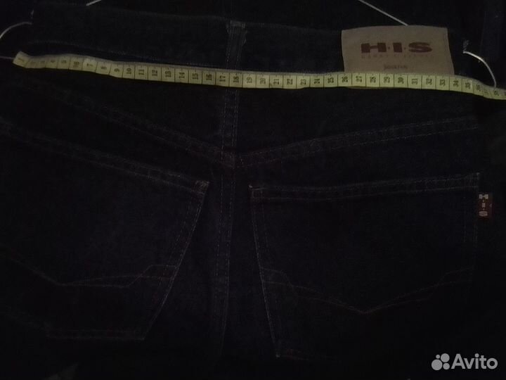 Джинсы темно синие