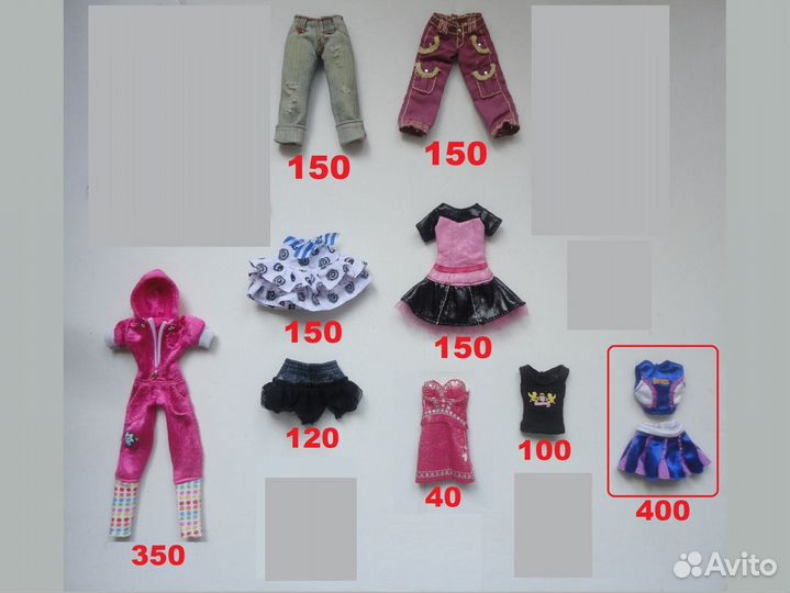 Куклы Bratz, обувь, одежда, аксессуары