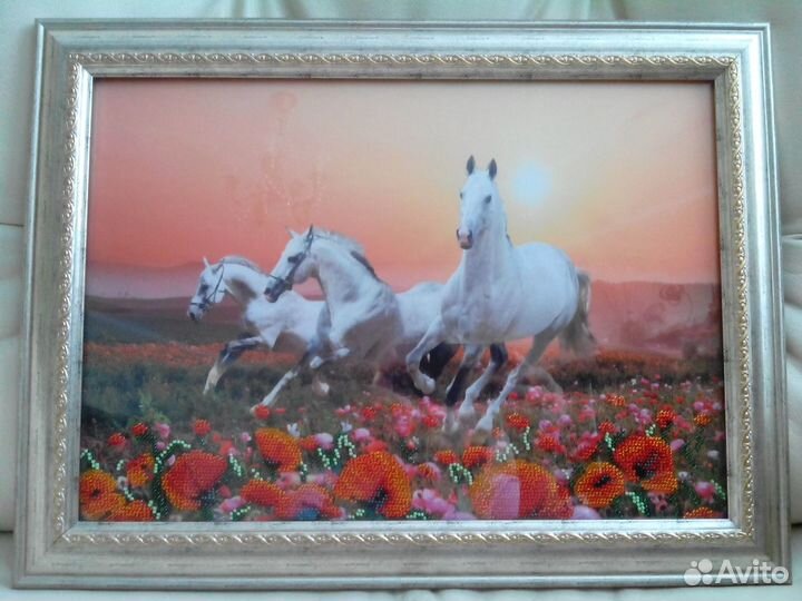 Картины вышитые бисером