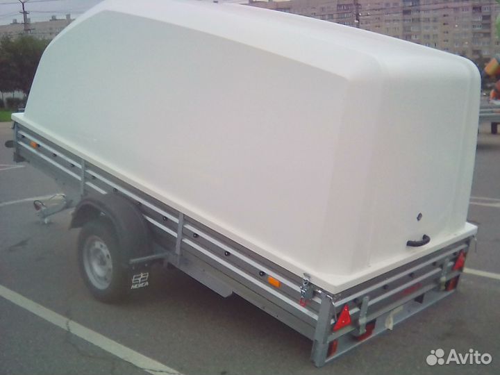 Автоприцеп с крышкой и противоугонн. замком Е