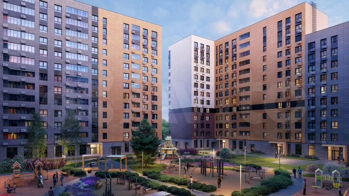 2-к. квартира, 53,3 м², 3/15 эт.