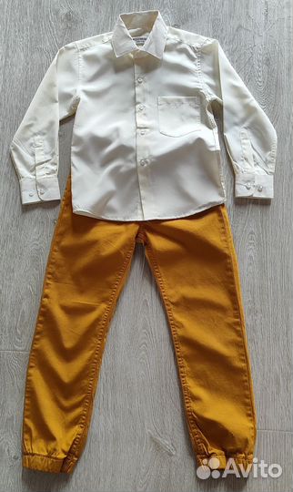 Комплект для мальчика р. 116 (брюки и рубашка)