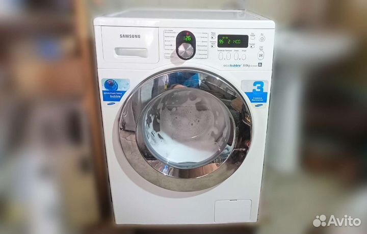 Samsung Ecobubble 8 кг. Идеал. Доставка. Гарантия