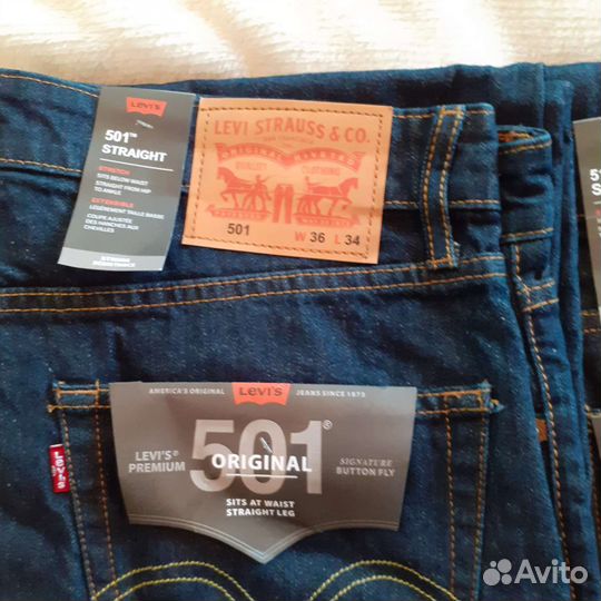 Джинсы Levis 501, 511
