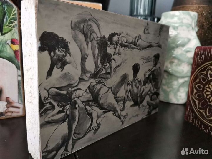 Картина на дереве, досках