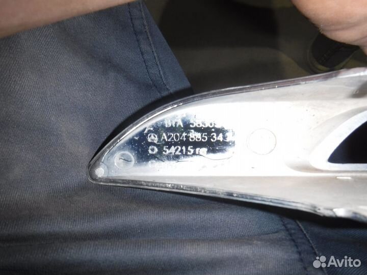 Накладка птф/дхо Mercedes GLK X204 (2012-2015)