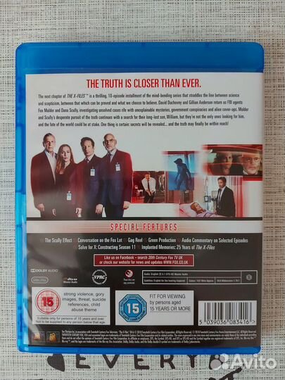 Секретные материалы 11 сезон. Blu-Ray