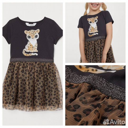 Платье для девочки hm 92 98 122 128