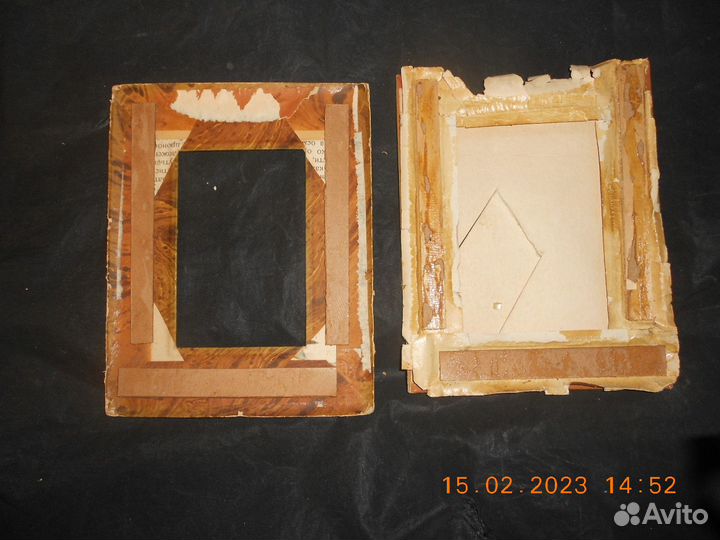 Винтажная картонная фоторамка,СССР,1950-е г.г