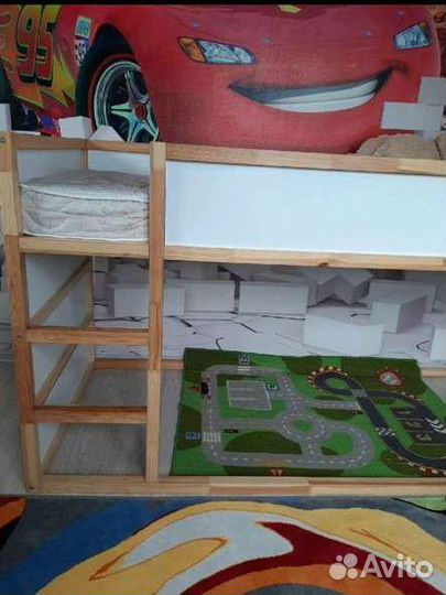 Кровать чердак икея бу