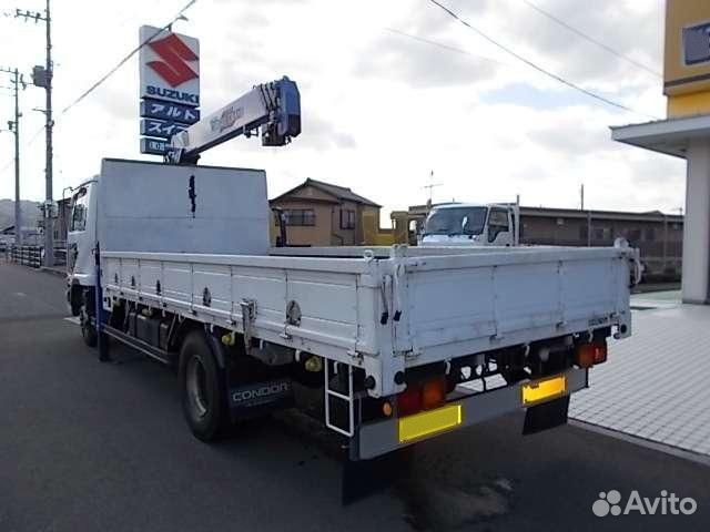 Бортовой грузовик Nissan Diesel Condor с КМУ Tadano, 2000