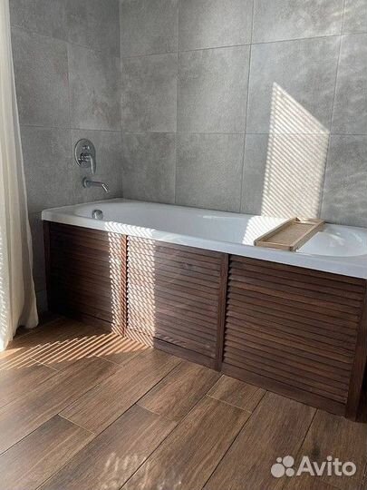 Экран под ванну дерево