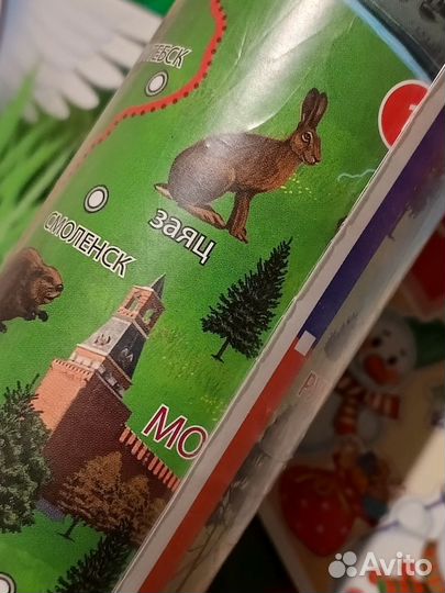 Карты Росси физические, детские в ассортименте