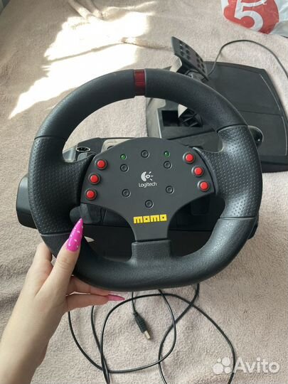Руль logitech momo racing force feed back
