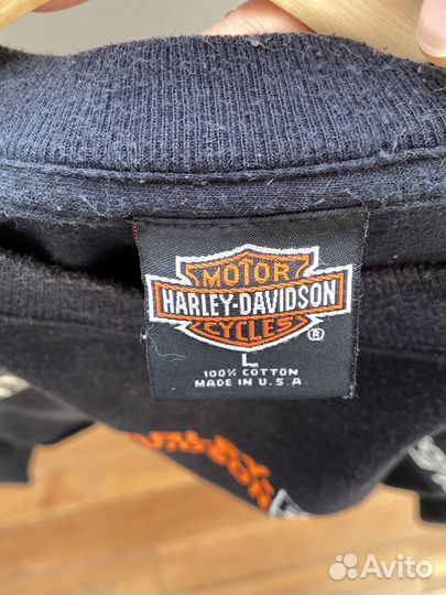 Harley davidson лонгслив vintage