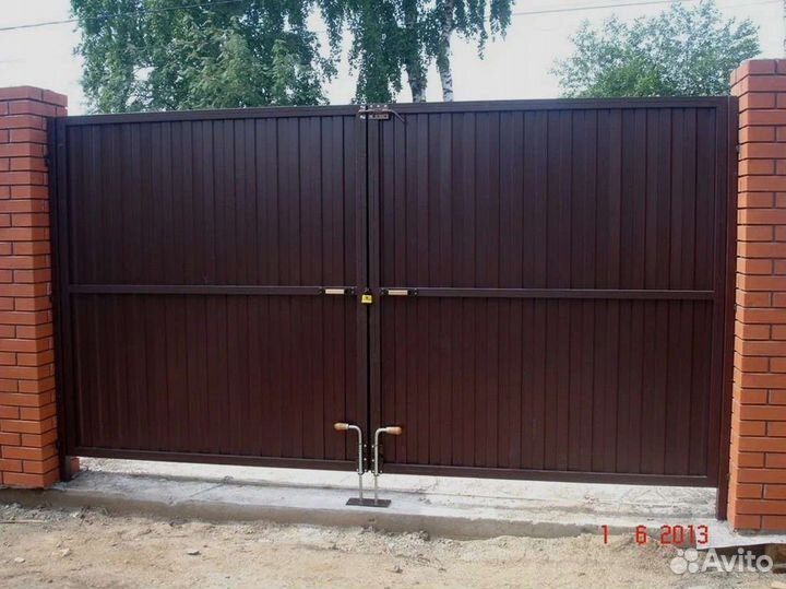 Ворота распашные всех видов