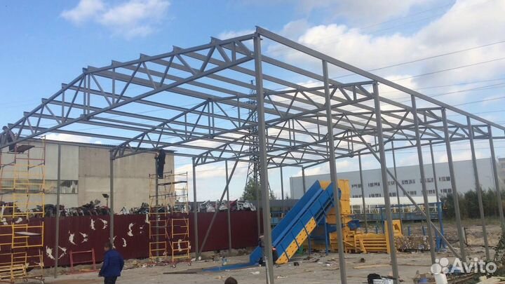 Каркас металлического ангара 30*12