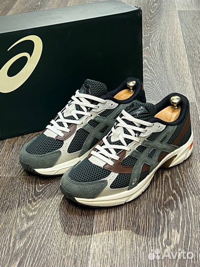 Кроссовки asics gel nyc graphite grey летние