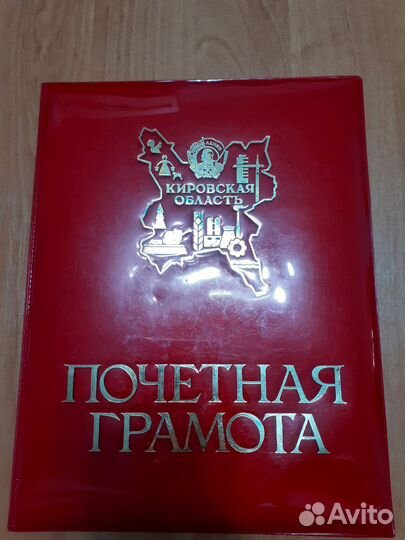 Папка для грамот портфолио
