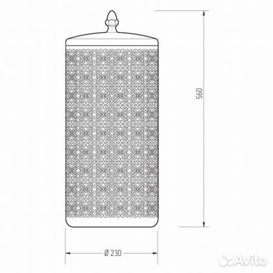 Корзина для белья Migliore Complementi 24733 бронза