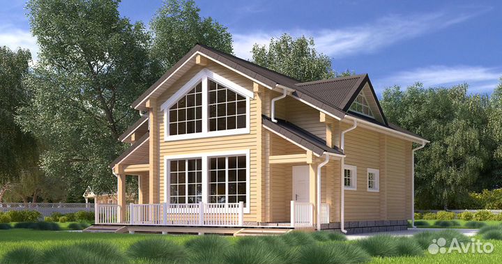 Проект дома из бруса