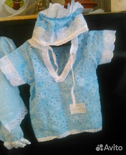 Набор крестильный из батиста