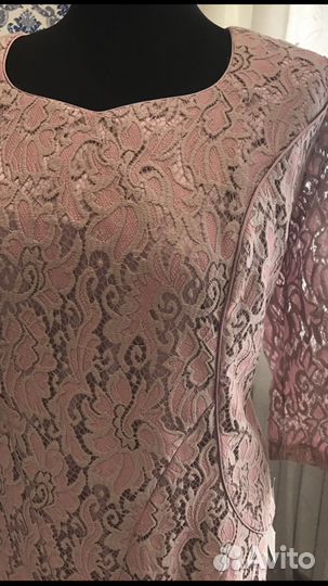 Платье гипюровое р 48-56