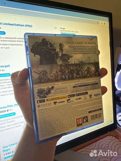 Warhammer 40.000 space marine 2 ps5 диск