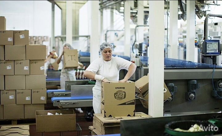 Упаковщик на склад чипсов