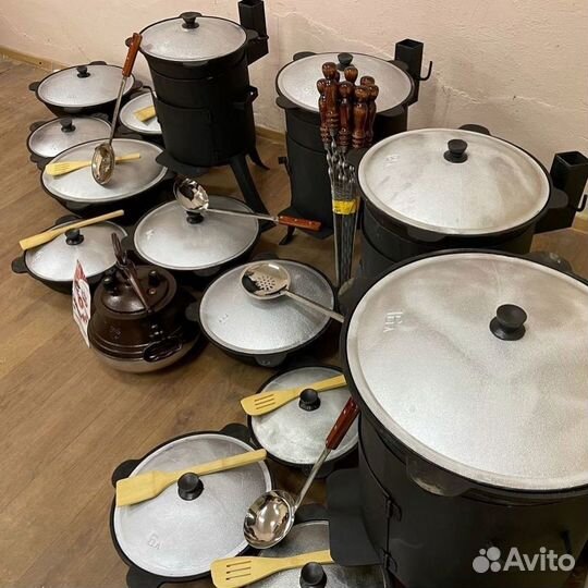 Казаны узбекские, казаны чугунные