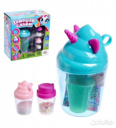 Набор для опытов «Замешай слайм. Милые единорожки»