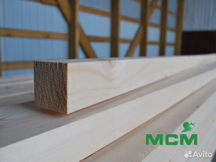 Брус строганный из сосны \ доставка
