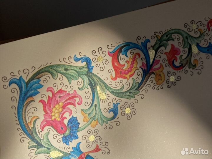 Старинная бумага для письма Италия