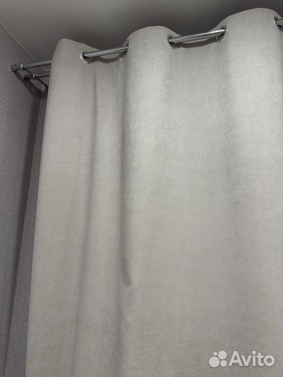 Шторы синие