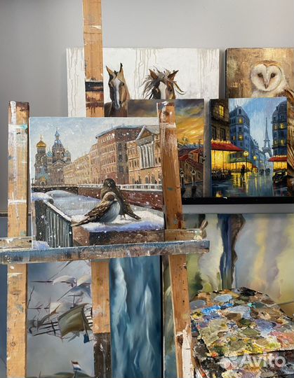 Услуги художника, картины маслом на заказ