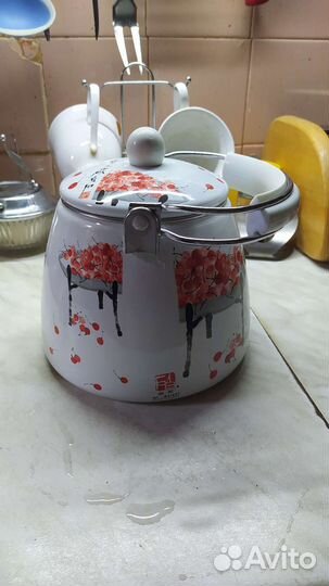 Чайник эмалированный