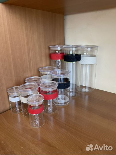 Стеклянные емкости для сыпучих материалов