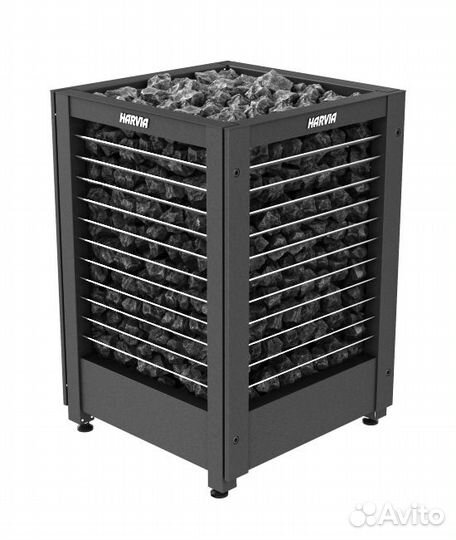 Электрокаменка - Harvia Modulo MD180G Black (чёрна