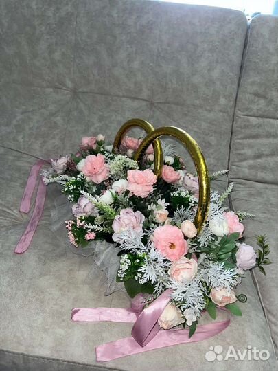 Кольца свадебные на машину