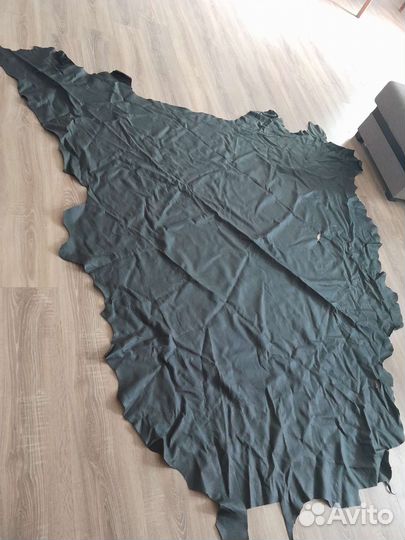 Натуральная кожа шкура чёрная