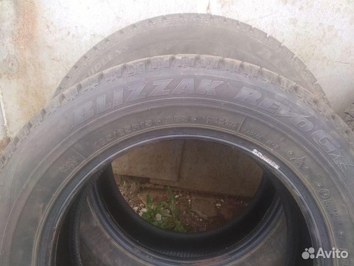 Шины 185 65 15 зима Bridgestone Blizzak Revo GZ