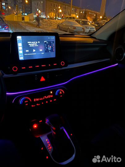 Атмосферная подсветка салона (гибкий неон)