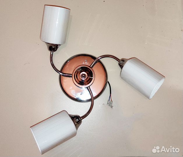 Потолочная люстра anzio 3хе27х60вт Ritter