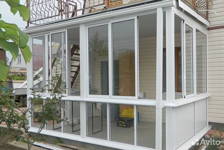 Остекление терассы по договору