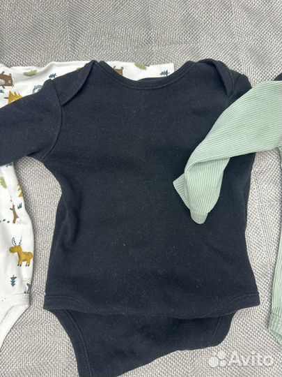 Слипы и боди пакетом для мальчика 74