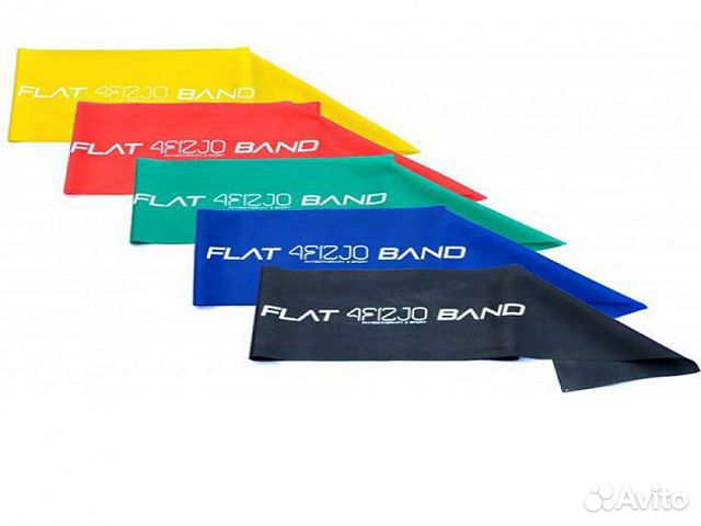 Эспандер ленточный 5 шт, фитнес резинка