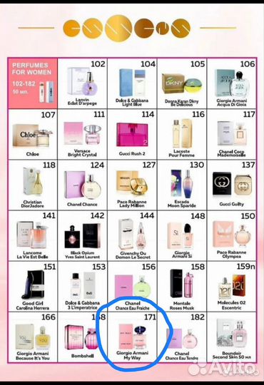 Духи essens женские