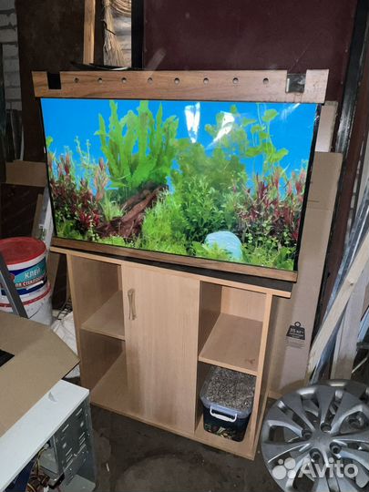 Аквариум с тумбой 110 литров