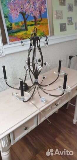 Люстра 1 шт и бра 5шт бу