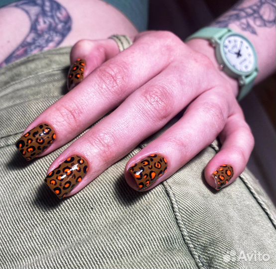 Маникюр с покрытием, наращивание